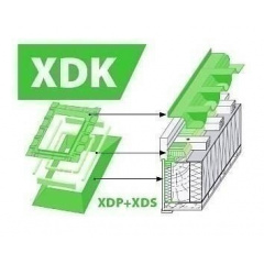 Комплект окладов FAKRO XDK гидро-пароизоляционный 55x98 см Днепр