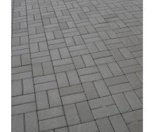 Тротуарна плитка Золотий Мандарин Цегла стандартна 200х100х60 мм сірий