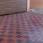 Тротуарна плитка Золотий Мандарин Цегла стандартна 200х100х40 мм на сірому цементі коричневий Чернівці