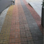 Тротуарная плитка Золотой Мандарин Кирпич стандартный 200х100х40 мм персиковый на белом цементе Киев