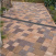 Тротуарная плитка Золотой Мандарин Старая площадь 160х40 мм на сером цементе персиковый