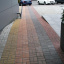 Тротуарна плитка Золотий Мандарин Цегла стандартна 200х100х80 мм на сірому цементі персиковий Житомир