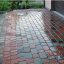 Тротуарная плитка Золотой Мандарин Старая площадь 160х40 мм на сером цементе красный Ужгород