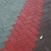 Тротуарная плитка Золотой Мандарин Кирпич без фаски 200х100х60 мм на сером цементе красный