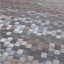 Тротуарна плитка Золотий Мандарин Цегла без фаски 200х100х60 мм коричневий на білому цементі Київ