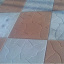 Тротуарна плитка Золотий Мандарин Плита 300х300х40 мм червоний на сірому цементі Київ