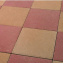 Тротуарна плитка Золотий Мандарин Плита 400х400х60 мм червоний на білому цементі Київ