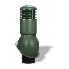 Вентиляционный выход Wirplast Normal К54 150x500 мм зеленый RAL 6020 Николаев