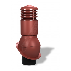 Вентиляционный выход Wirplast Normal К54 150x500 мм красный RAL 3009 Запорожье