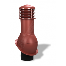 Вентиляционный выход Wirplast Normal К52 150x550 мм красный RAL 3009