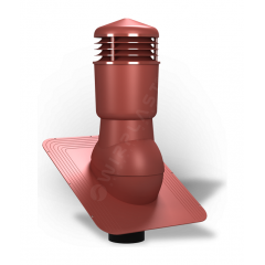 Вентиляционный выход Wirplast Standard К22 110x500 мм красный RAL 3009 Житомир