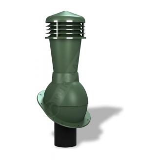 Вентиляционный выход Wirplast Normal К23 110x500 мм зеленый RAL 6020