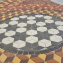 Тротуарна плитка Золотий Мандарин Ромб 150х150х60 мм сірий Чернівці
