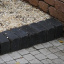 Тротуарная плитка Золотой Мандарин Кирпич Антик 240х160х90 мм на сером цементе черный Ужгород