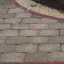 Тротуарная плитка Золотой Мандарин Кирпич Антик 200х100х60 мм на сером цементе горчичный Киев