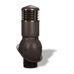 Вентиляционный выход Wirplast Normal К54 150x500 мм коричневый RAL 8019 Запорожье