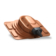 Проходной элемент Wirplast Uniwersal S25 кирпичный RAL 8004
