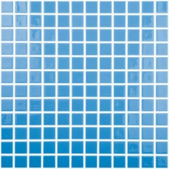 Мозаика стеклянная Vidrepur SKY BLUE 106 300х300 мм Ровно