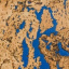 Настенная пробка Wicanders Dekwall Roots Fiord Blue 600х300х3 мм Тернополь