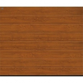 Ворота гаражные секционные Hormann RenoMatic light 2750х2250 мм Golden Oak decocolor