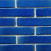 Плитка ручной формовки St.Joris в глазури рифленая 210x50x25 мм синий