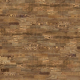 Паркетная доска Graboplast VIKING трехполосная Дуб Темный брашированный Rustic 2250х190х14 мм