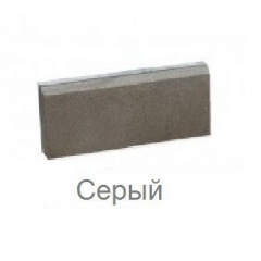 Поребрик вибропрессованный 50x20x6 cм Серый Киев