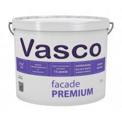 Силікон-модифікована фасадна фарба Vasco Facade PREMIUM С 2,7 л Київ