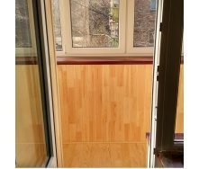 Регулювання фурнітури стулки балконних дверей