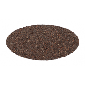 Заглушка гребеня круглого QueenTile 148 мм brown