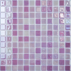 Мозаика стеклянная Vidrepur Titanium LUX MAGENTA 404 300х300 мм Чернигов