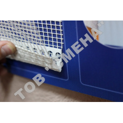 Профіль ПВХ для непрямих кутів з сіткою Valmiera гнучкий рулонний 10х10 см Чортків