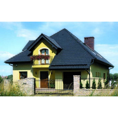 Керамічна черепиця Braas Rubin 9V Глазур синьо-чорна Київ