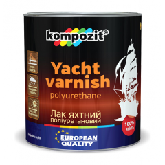 Лак для яхт поліуретановий Kompozit шовковисто-матовий 0,7 л Ужгород