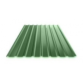 Профнастил Ruukki Т15 Polyester фасадный 13,5 мм зеленый