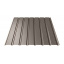 Профнастил Ruukki Т15-115 Polyester matt фасадный 13,5 мм темно-коричневый Вишневое