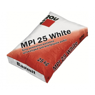 Штукатурка Baumit MPI 25 White 25 кг білий