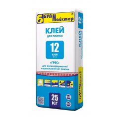 Суміш БудМайстер КЛЕЙ-12 КН-12 ГРЕС 25 кг Київ