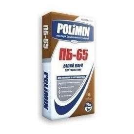 Клейова суміш Polimin Білий клей ПБ-65 25 кг