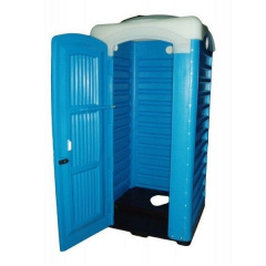 Туалетна кабіна для вигрібних ям Укрхімпласт поліетилен синя Полтава