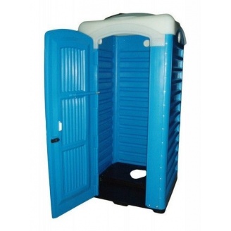 Туалетная кабина для выгребных ям Укрхимпласт полиэтилен синяя