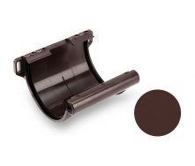 Муфта желоба Galeco PVC 130 132х150 мм шоколадно-коричневый