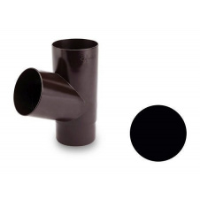 Фото - Трійник труби Galeco PVC SP080 80х184 мм чорний Трійник труби Galeco PVC SP080 80х184 мм чорний