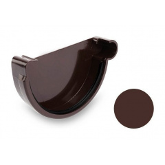 Заглушка правая Galeco PVC 110/80 107 мм шоколадно-коричневый Киев