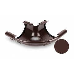 Кут зовнішній регульований 90-150 градусів Galeco PVC 130 132х220 мм шоколадно-коричневий Кропивницький