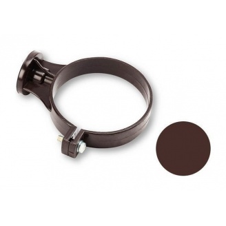 Кронштейн труби ПВХ Galeco PVC 130/100 100 мм шоколадно-коричневий