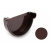 Заглушка права Galeco PVC 110/80 107 мм шоколадно-коричневий
