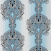 Обои виниловые Versailles на бумажной основе 0,53х10,05 м голубой (096-22)