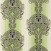 Шпалери вінілові Versailles на паперовій основі 0,53х10,05 м зелений (096-25)
