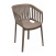 Кресло Domini Патио 630x595x820 мм ПЛ серый